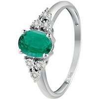 Anello Bliss Donna Stephanie in Oro bianco Smeraldo 1.0 Ct 20083170-14 - 20083170-14